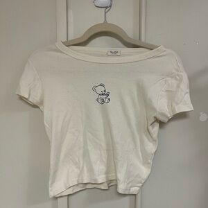 John Galt White Teddy Bear Tee